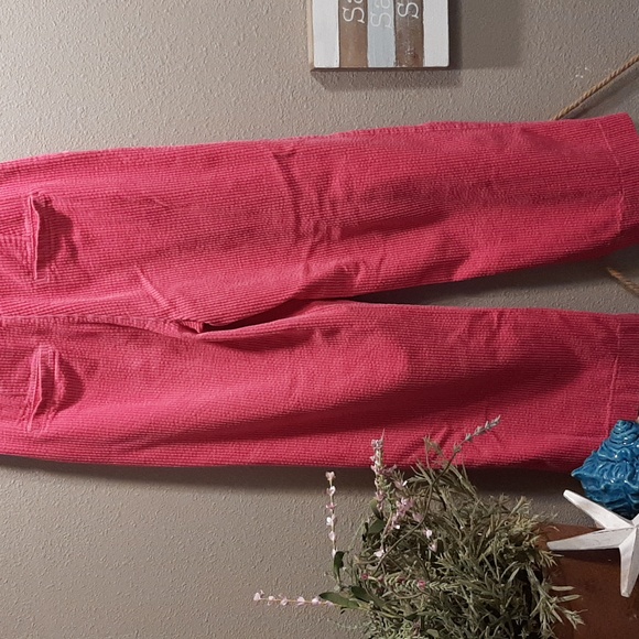 Zara Trf Collection Pink Cordaroy Pants Size M. Y2k - Picture 2 of 11